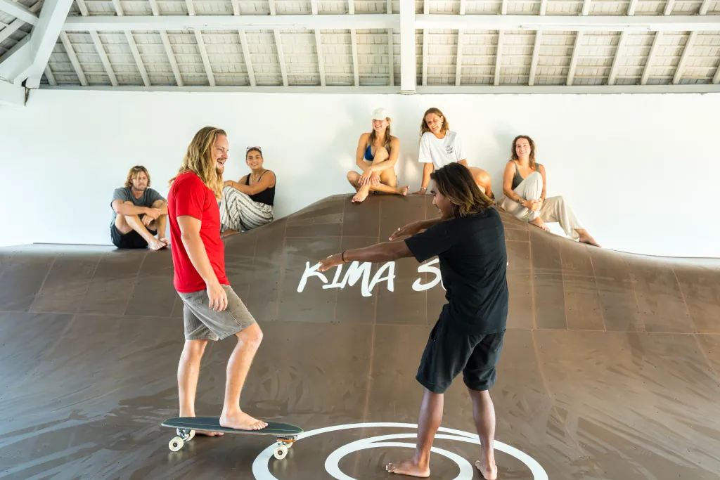 Du kannst dich auf das „Eat, Sleep, Surf“ Feeling einlassen