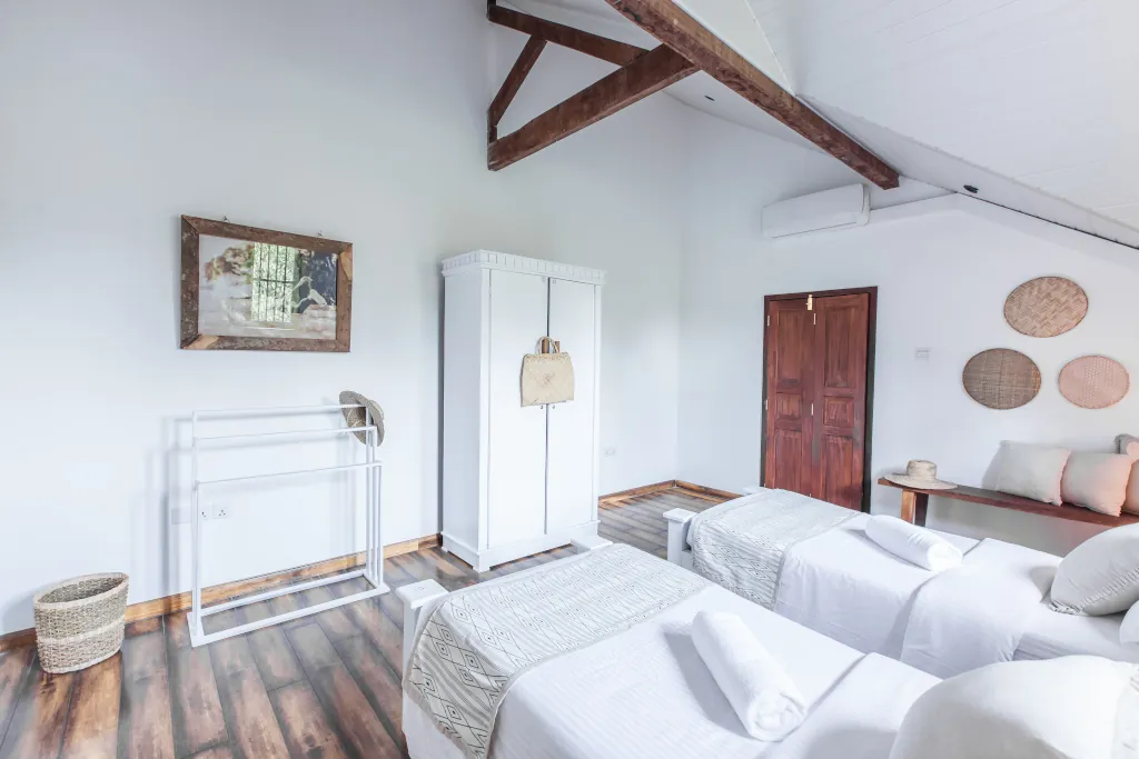 Twin dorm - away from the crowd, but in the mix - Weligama Surf Camp rooms