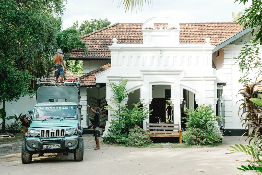 Our Kima surf camp in weligama