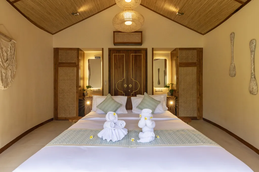 A room in the private villa