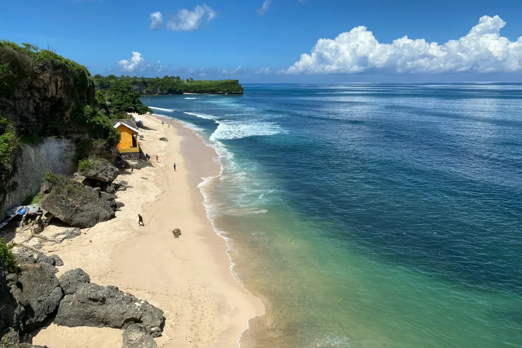 sunny beach in Uluwatu