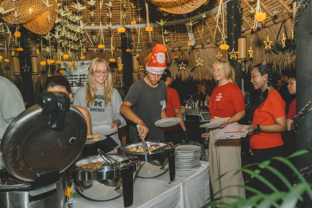 A CHRISTMAS DINNER AT KIMA SEMINYAK