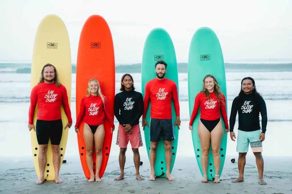 surfers and their surf guides