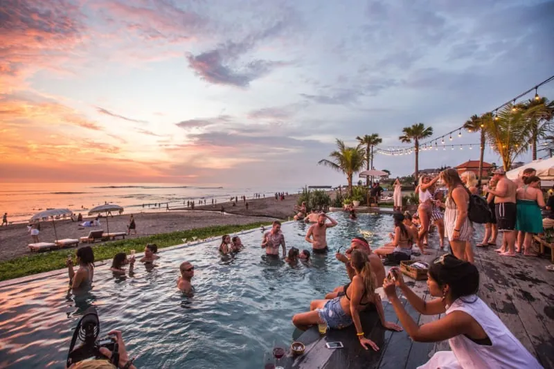 Social Event in Kima surf camp in Canggu Bali