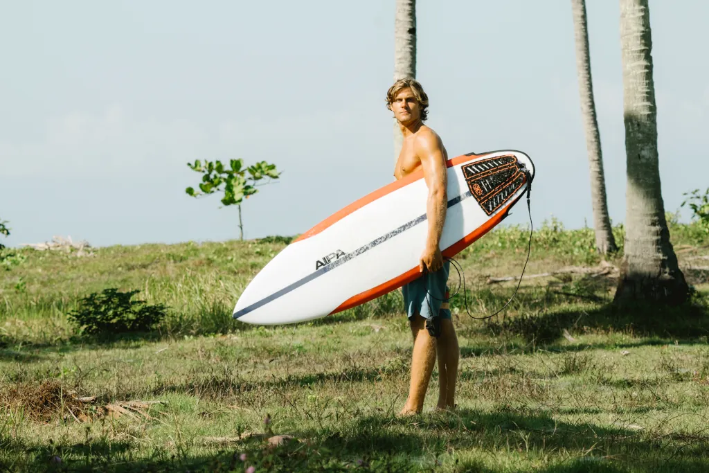 Surfe ein Hardboard