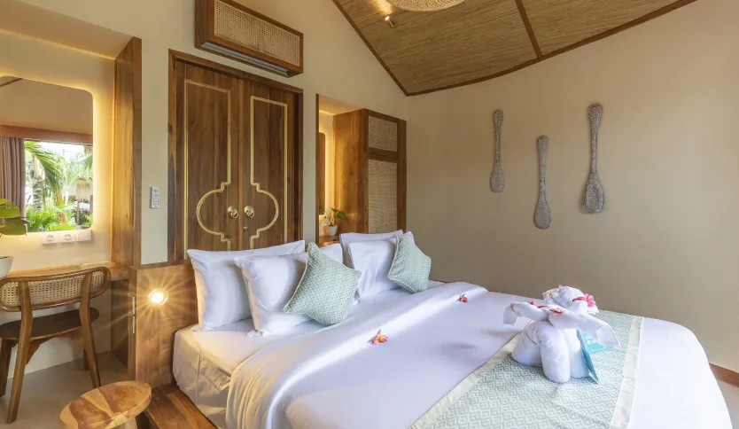 Rest in a freshly built room - be among the first to stay.
